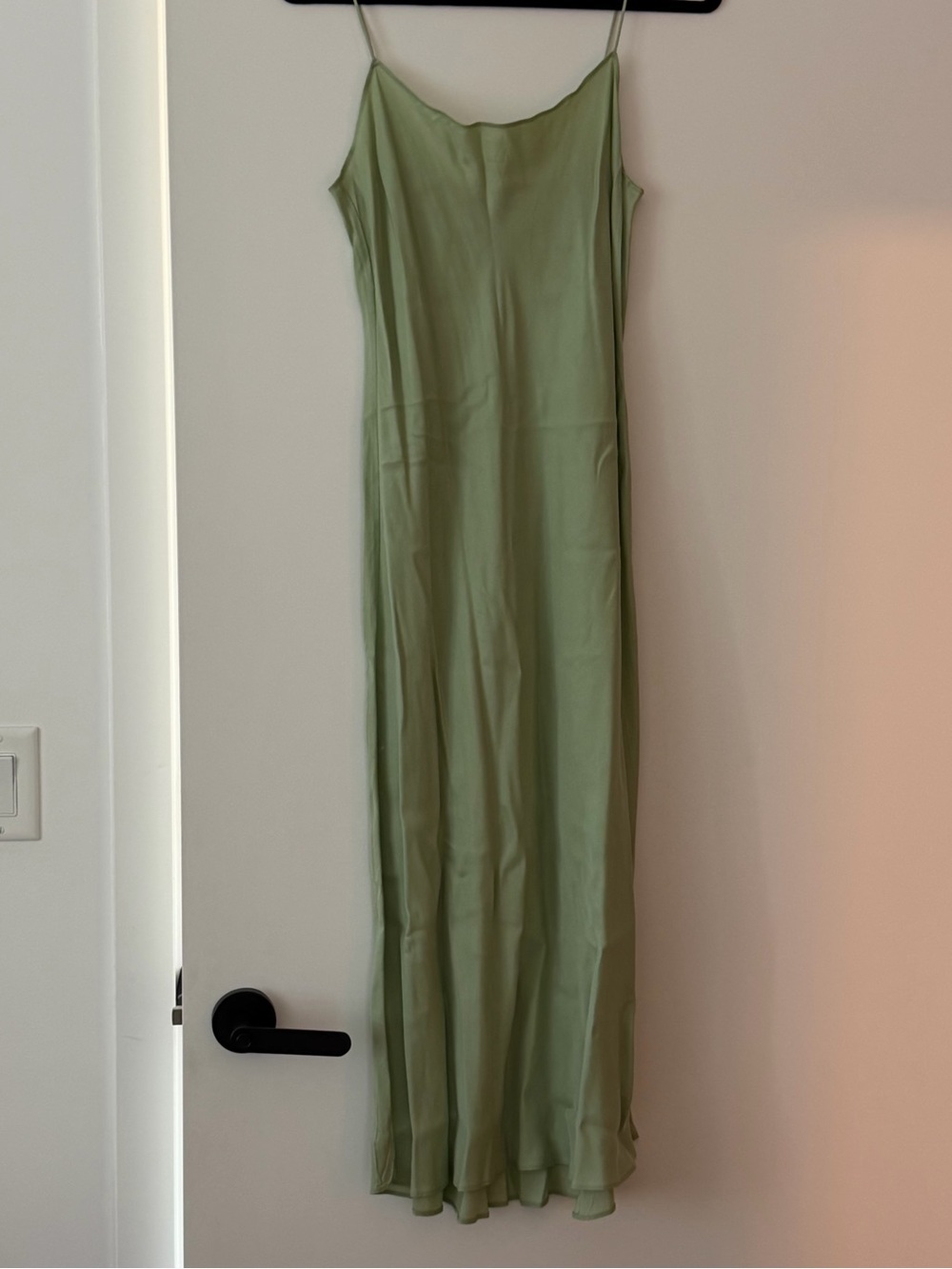 J. Crew Olive Green Slip Maxi Dress